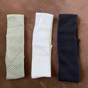 3 elastic headbands